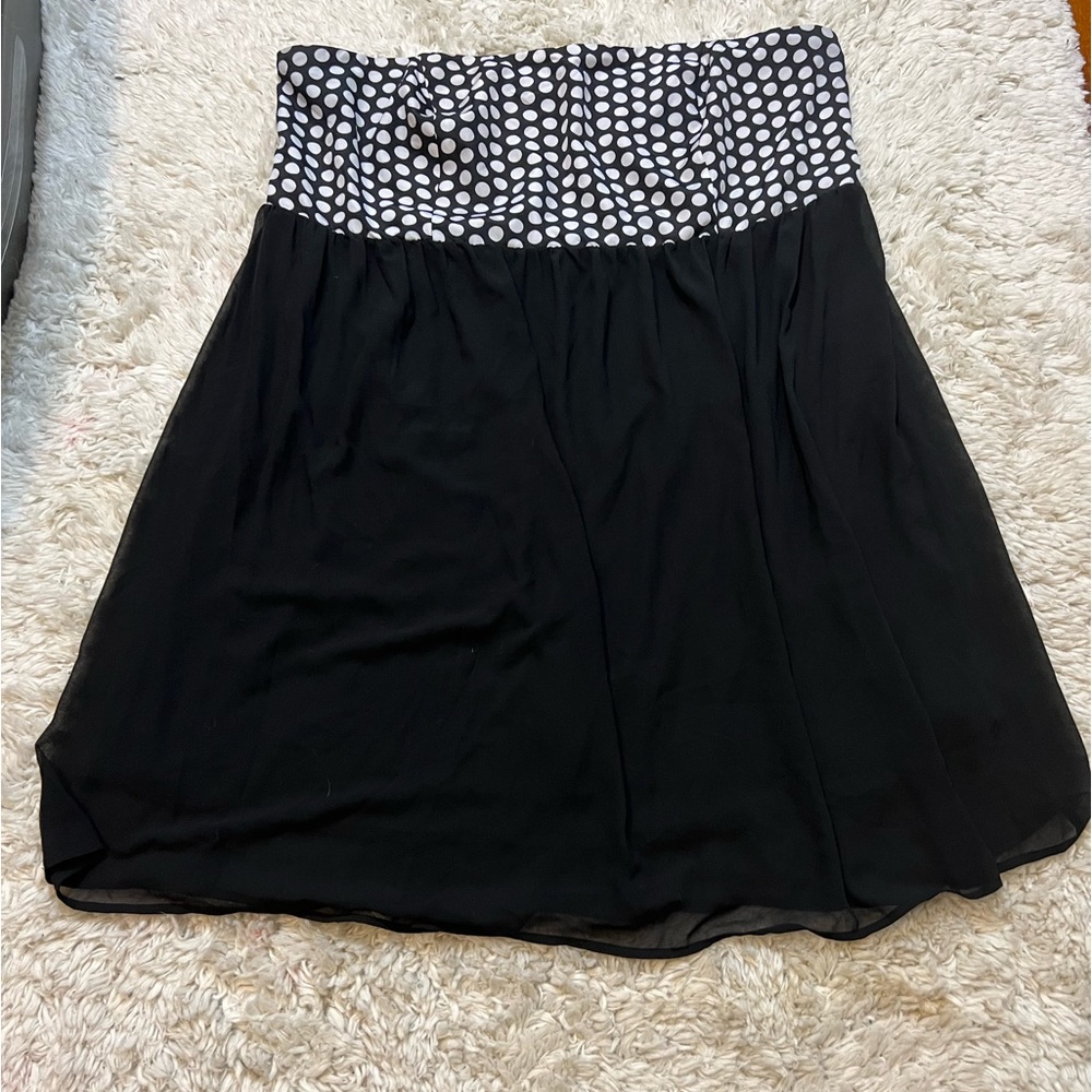 Torrid Strapless Polka Dot Knee-Lenght Dress
Rockabilly Chiffon Babydoll Dress